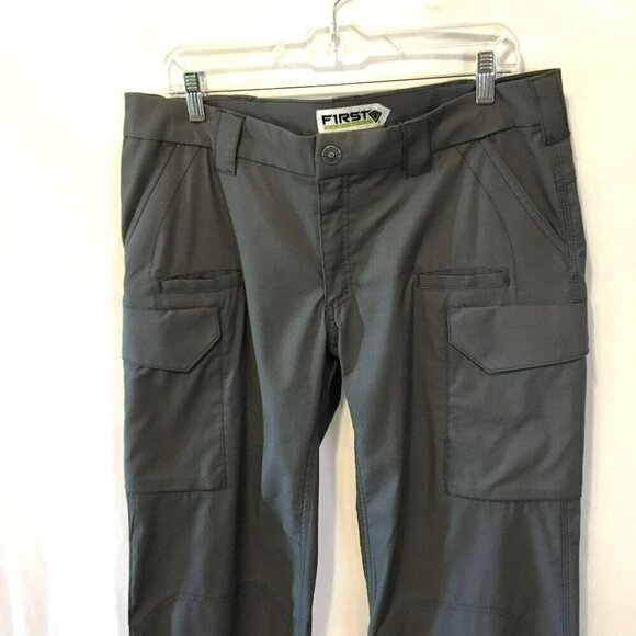 First Tactical V2 Ripstop Uniform Pants Women's Size 14 Large Tall Gray 124011 - Picture 2 of 9